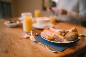 Petit déjeuner à la Villa Tri Men Photo Louise Garin