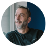 Portrait du Chef du Bistrot du Bac, situé sur le port de Sainte-Marine